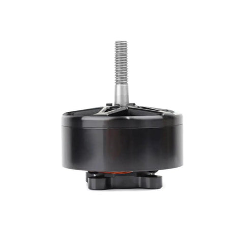 Front view of 4215 400KV Brushless Motor For FPV Racing Drones High Load 6 To 8S Powerhouse With 736W Peak Power, black body and shaft.