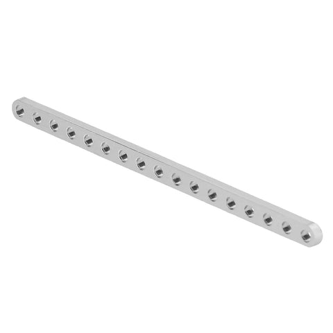 Stainless Steel Straight Brace And Mending Plate Connector For Flat Beams 88 To 280mm With Countersunk Holes And Round Ends For Furniture DIY Projects Beefy Frame Repairs, silver flat brace