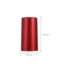 Top Shelf Heat Shrink Wine Caps For Flawless Bottle Sealing Easy Peel Cork Covers, 2.4 in red PVC sleeve