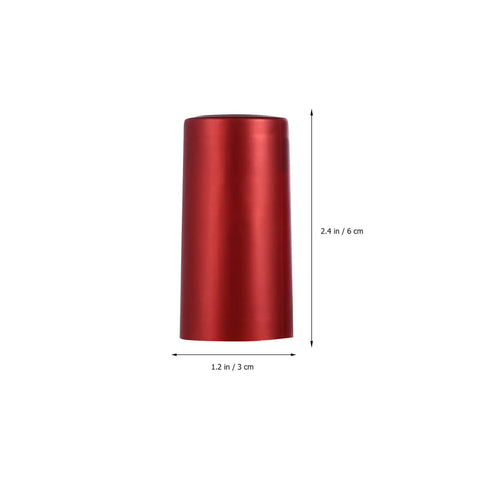 Top Shelf Heat Shrink Wine Caps For Flawless Bottle Sealing Easy Peel Cork Covers, 2.4 in red PVC sleeve