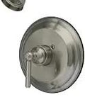 Elinvar Tub And Shower Faucet With Brushed Nickel Bronze Finish Seven Point Five Inch, One Quarter Turn Washerless Cartridge, 2.0 GPM