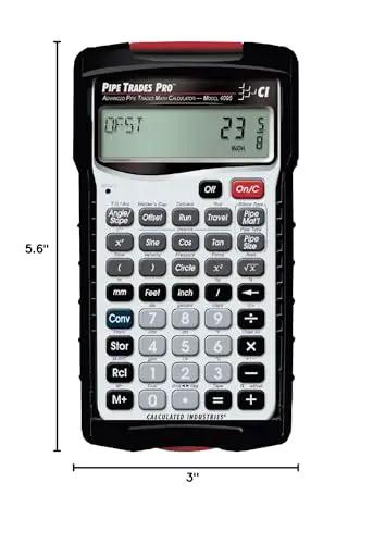 Front view of Pipe Trades Pro Advanced Layout And Design Calculator For Pipefitters Steamfitters Sprinklerfitters And Welders