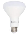 Soft White BR30 LED Light Bulbs 8.5W Replacement for 65W, Dimmable with base, front view, 650 Lumens, 2700K