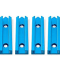 Four 3-inch intersection kits from Six 48-Inch Universal T-Track Bars With Double-Cut Profile And Four 3-Inch T-Track Intersection Kits