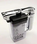 Accademia Milk Frothing Jug Carafe Replacement For Espresso Machines OEM Part 11022167, transparent body with handle