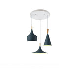 Solid Metal Pendant Light For Living Room And Bedroom Kitchen With Bright E27 Bulb Straight Up Setting Dope Ambient Vibes While Saving Big Cash On Energy Bills Heavy Duty Build Quality Guaranteed, featuring a trio of artistic shades.