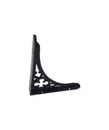 Built Different Set Of 2 Heavy Duty Cast Iron Shelf Brackets Wall Mounted L Corner Supports 8x7 Inch showing detailed design.