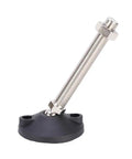 Thread Type Adjustable Leveling Feet With Swivel Base And Articulating Legs For Furniture Support, Fits M8 M10 M12, Durable Rust Resistant