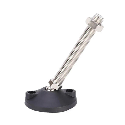 Thread Type Adjustable Leveling Feet With Swivel Base And Articulating Legs For Furniture Support, Fits M8 M10 M12, Durable Rust Resistant