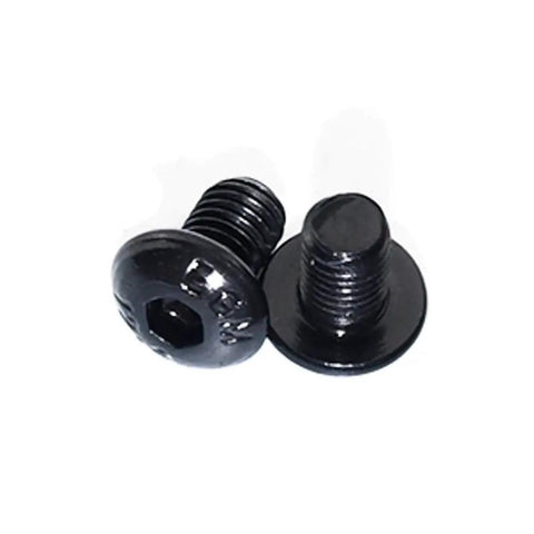 Black anodized hex screws from 10 Piece L Shape Corner Brackets For 20x20 Aluminum Profiles 60x60x4mm Heavy Duty Pro Grade Joint Plate Connector Set