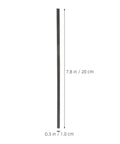 Image of a single rod from a 50 Pack Plastic Welding Rods 20cm Black PP Welding Sticks For Auto Body Bumper Scratch And Crack Repair Kit Quick Weld.