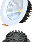 WKNHHL Recessed Lighting Housing Trim Kits Led Downlight Ceiling Lamp High CRI Ultra Slim Recessed Panel Light showing aluminum spotlight design.