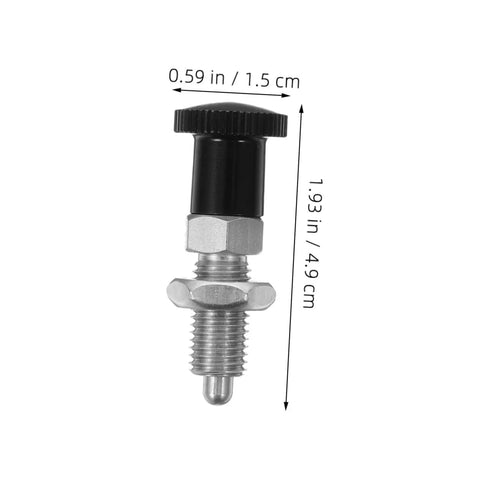 Stainless Steel Spring Indexing Plunger With Fast Reset Mechanism Snaps Back Into Position Dead Nuts Every Time for heavy machinery.