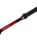 Red Torque Wrench Three Eighths Inch Drive Ten To Fifty Newton Meters Range 335 Millimeter Length, angled view with handle
