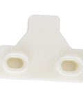 35mm Cabinet Hinge For Frameless Cabinets And Wardrobes, showing plastic mounting plate for Zinc Alloy Corner Hinge, white color
