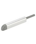 Press To Open Cabinet Latch For Handle Free Doors Aluminum Alloy Silver Finish One Pack push latch with sleek hidden design
