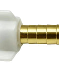 Brass Go To Half Inch Barbed To Half Inch NPT Female Swivel Nut Adapter Fitting, 2 Pack, Heavy Duty Hose Connector For Poly Tubing, Clamp Compatible, Leak Free Plumbing Accessory, brass barbed adapter