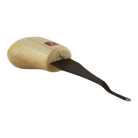 Palm V Tool For Woodcarving With Pro Grade High Carbon Steel Blade And Solid Ash Handle 1 Mm Cut 45 Degree Point Ergonomic Grip Handy