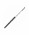 Long Flexible Dryer Vent Cleaning Brush With Wood Handle For Lint Removal And Debris Cleanup 28.7 Inch Pro Grade Vent Cleaner Tool For Lint Traps Brown