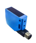 Heavy Duty Photoelectric Sensor Model WTB27-3P2413S09 with sealed housing, side view, industrial automation, easy install