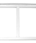 Premium Drawer Cover Replacement for Frigidaire Refrigerators, Durable 240364790 240364718, white snap-on frame with vent