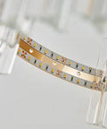 LED light strip detail for Top Tier Led Crystal Wall Sconces With A Clean Neoclassical Look and a Smooth Glare Free Glow.