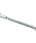 Heavy Gauge Steel Sliding Door Binder Posts With Dead Simple Flat Head Fasteners For Patio And Screen Doors No Sweat DIY Installation close-up of screw.