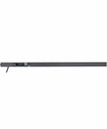 Side view of Heavy Duty 12 Outlet Power Strip With 15 Foot Extension Cord Mountable Metal Construction For Dorm Rooms Workbenches