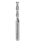 Uxcell 5mm HSS-AL spiral drill bit, 2-flute, 6mm shank, front view.