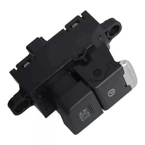 Plug And Play Parking Brake Actuator Electric Control Switch Button For 2017 To 2021 Models, black switch with AUTO HOLD feature.