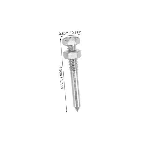 Close-up of a single replacement spike for 20 Pcs Grass Aerator Shoes For Lawn Replacement Spikes Easy Install Turf Spikes