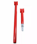 Adjustable Rear Panhard Track Bar With Polyurethane Bushings For 2000-2009 Chevy Suburban Tahoe Yukon Avalanche Escalade And H2 Improve Alignment, Steering Control, And Ride Comfort On GM SUVs And Trucks, red steel bar with threaded end