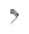 Heavy Duty Rear Door Hinges Compatible With After 1973 Truck Camper Shell Glass Hatchback Straight Up Replacement For Part Number 711513 silver steel hinge with mounting holes.