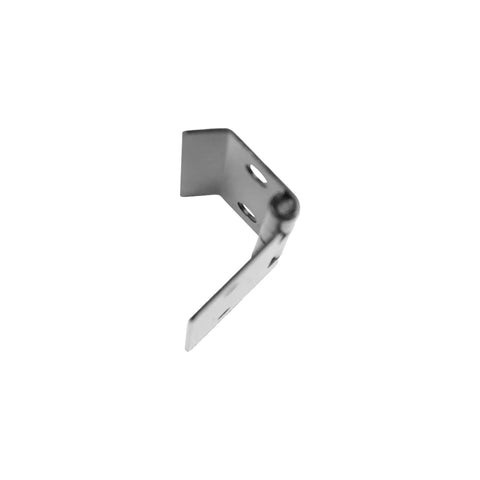 Heavy Duty Rear Door Hinges Compatible With After 1973 Truck Camper Shell Glass Hatchback Straight Up Replacement For Part Number 711513 silver steel hinge with mounting holes.