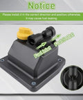 Kohler Fuel Pump Replacement Kit For Generators With CH18 CH19 CH20 CH21 CH22 CH23 CH24 CH25, front view with fuel inlet and outlet.