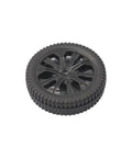 20 Pack Plastic Toy Wheels With 2mm Shafts And Round Axles For RC Cars And DIY Models, black wheel, 35mm diameter