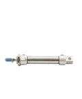 Heavy Duty MA Series Stainless Steel Air Cylinder Pneumatic Automation Parts For Industrial Machines Plus Sizes From 16 To 40mm compact air cylinder with blue end fittings.