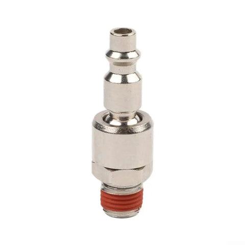 Rotary Union Air Connector For Pneumatic Systems With One Quarter NPT Adapter Nickel Plated Iron 55mm Length built upright
