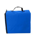 Blue 10x10 Slant Leg Pop Up Canopy Replacement Roof Top Bag, polyester, for outdoor use, weather resistant, UV protection cover.