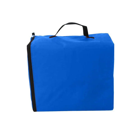 Blue 10x10 Slant Leg Pop Up Canopy Replacement Roof Top Bag, polyester, for outdoor use, weather resistant, UV protection cover.