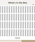 Image showing 72 Pack 3 Mm Hardened Bearing Steel Alignment Pins, Precision Ground Cylindrical Dowel Pins for engineering and machinery.