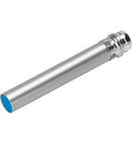 Proximity Switch With Vibration Sensor Ideal For Industrial Automation And Predictive Maintenance Sien 6 5B PO S L 150383 M12B NS K L PA 538324 Heavy Duty Sensor For Machinery Monitoring And Diagnostics, silver cylindrical body