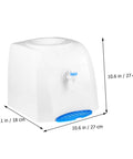 Compact Desktop Cold Water Dispenser With Easy Press Button Operation For Home Office Or Dorm Use Portable Desk Cooler