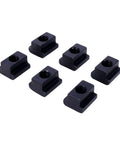 Heavy Duty 58-Piece T Slot Clamping Kit For Milling Machines with six hold down step blocks in black tool steel.