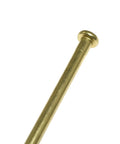 Close-up of 4 Pack 3.5 Inch Door Hinge Pins For Wood Interior Doors Self Closing Replacement Pins For Kitchen And Garage Built To Last Rounded Corner Hinges Durable Stainless Steel With Gold Finish Fits Most Standard Hinges.