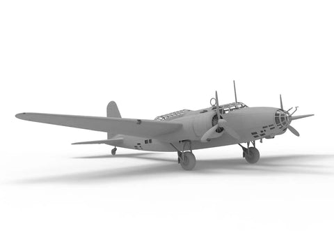 View of Ki 21 Ia Sally Japanese Heavy Bomber Model Kit Scale 1 To 72 Dope Build With Realistic Detailing And Self Printed Decals.