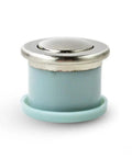 Embedded Retractable Spring Cabinet Knobs Set Zinc Alloy Hidden Drawer Pulls 4 Pack Brushed Finish hardware single knob view