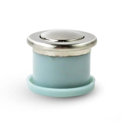 Embedded Retractable Spring Cabinet Knobs Set Zinc Alloy Hidden Drawer Pulls 4 Pack Brushed Finish hardware single knob view