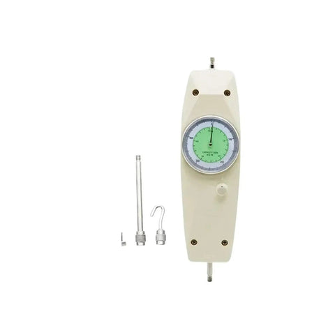 Analog Push Pull Gauge Tension Meter For Dynamometer Style Testing, 300N Capacity, Easy Read Needle, Peak Hold And Continuous Load Modes, Compatible With Test Stands And Clamps, Precise Force Tester For Engineers with hooks