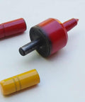 Peening Jig For Blade Work Hardening, Angle Guide For Sharpening Tools, Durable Austrian Made Tool With Red And Yellow Sleeves